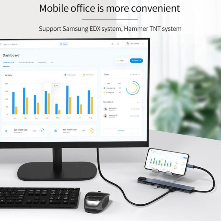 10 in 1 USB-C / Type-C Iinterface Docking Station Multi-function HUB - free shipping - PMC Jewellery - Order now!