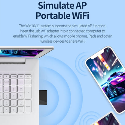 COMFAST CF-940AX 300Mbps 2.4GHz WiFi6 Mini USB Network Adapter - USB Network Adapter by COMFAST | Online Shopping South Africa | PMC Jewellery | Buy Now Pay Later Mobicred