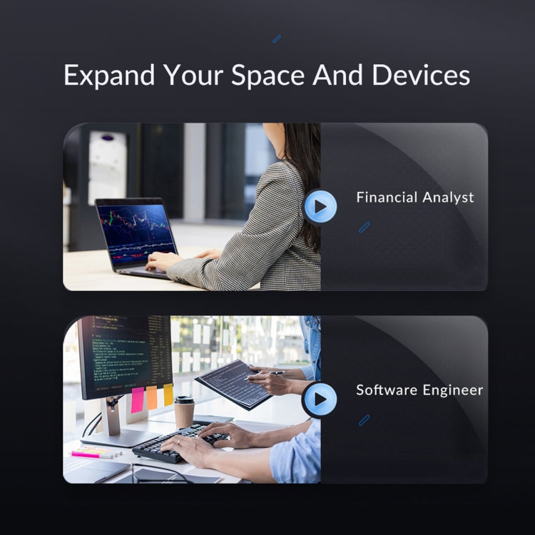 ORICO CDH-15N-GY-BP 15 in 1 Type-C HUB Docking Station - free shipping - PMc TechLife - Order now!