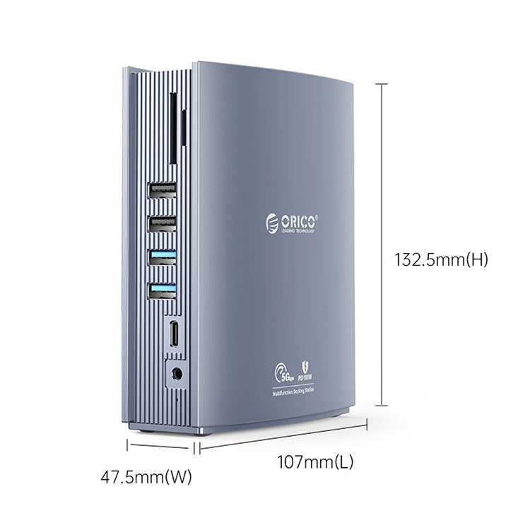 ORICO CDH-15N-GY-BP 15 in 1 Type-C HUB Docking Station - free shipping - PMc TechLife - Order now!