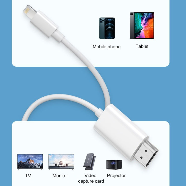 EP-808-H 8 Pin to HDMI Adapter Cable, Length: 2m - free shipping - PMC Jewellery - Order now!