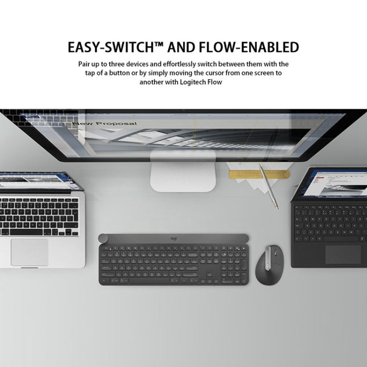 Logitech MX Vertical 4000DPI USB-C / Type-C + Unifying + Bluetooth Three-mode Ergonomic Wireless Vertical Optical Mouse (Black) - free shipping - PMC Jewellery - Order now!