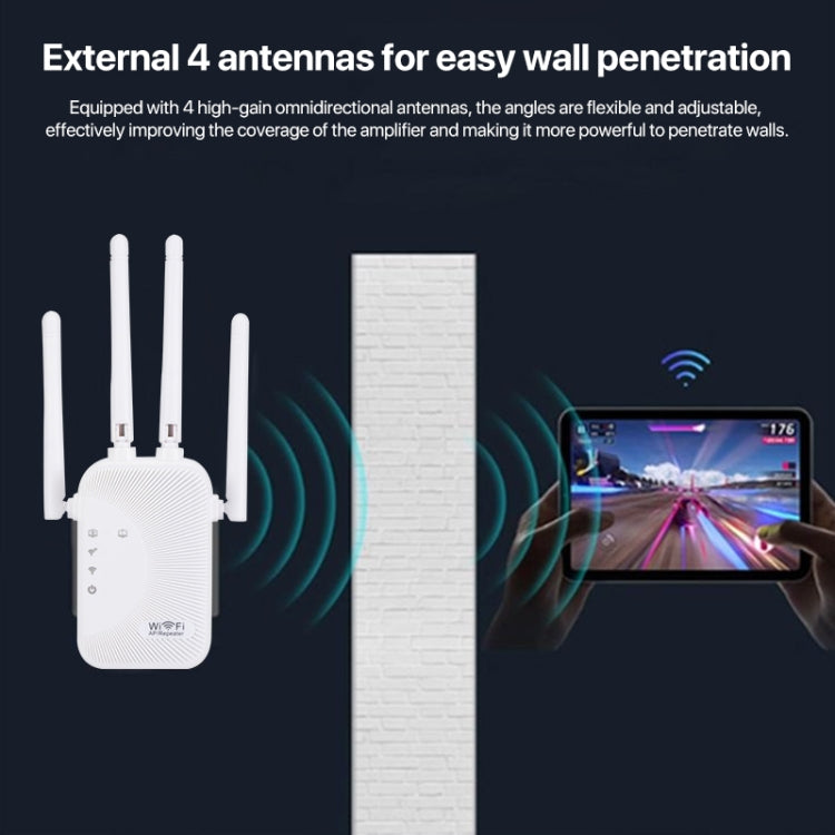 SM-010 Four-antenna 300M Repeater WiFi Wireless Router (US Plug) - Wireless Routers by PMC TechLife | Online Shopping South Africa | PMC TechLife | Buy Now Pay Later Mobicred