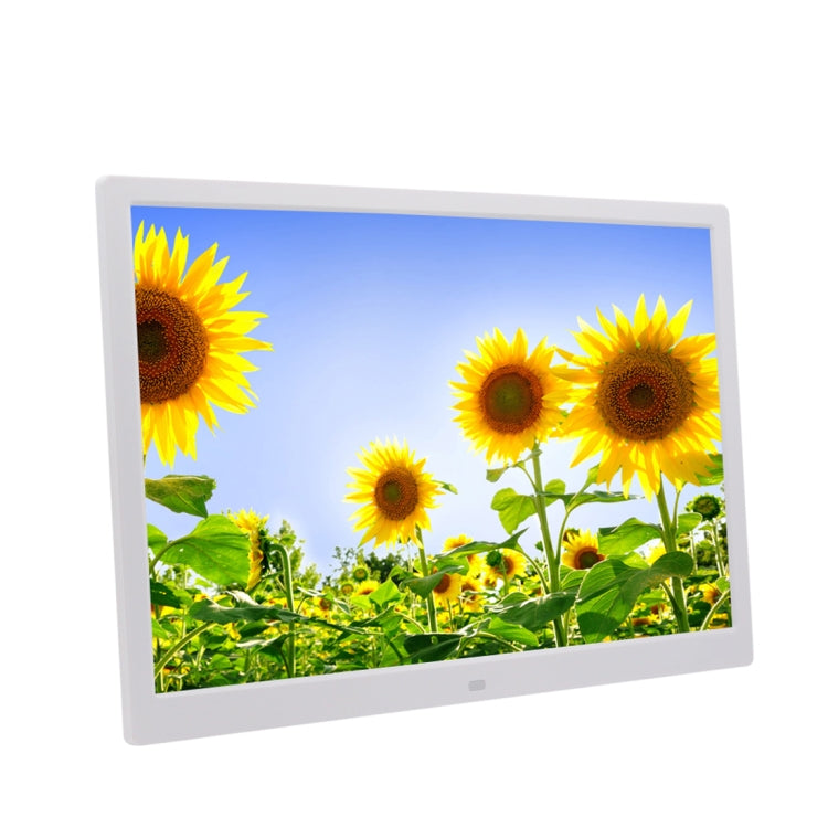 17.0 inch LED Display Digital Photo Frame with Holder / Remote Control, Allwinner Technology, Support USB / SD Card Input / OTG, US/EU/UK Plug(White) - 15 inch Above by PMC TechLife | Online Shopping South Africa | PMC TechLife | Buy Now Pay Later Mobicred