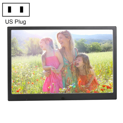 HSD1707 17 inch LED 1440X900 High Resolution Display Digital Photo Frame with Holder and Remote Control, Support SD / MMC / MS Card / USB Port, US Plug(Black) - 15 inch Above by PMC Jewellery | Online Shopping South Africa | PMC Jewellery | Buy Now Pay Later Mobicred