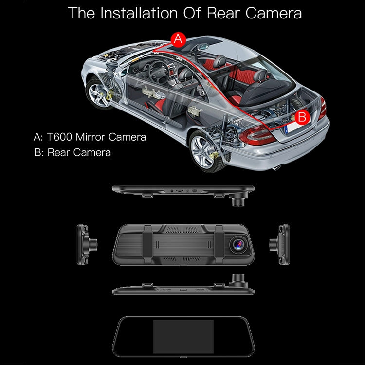 Anytek T600 Ultra HD 1080P 5.5 inch IPS Touch Screen Car DVR Driving Recorder - Car DVRs by PMC TechLife | Online Shopping South Africa | PMC TechLife | Buy Now Pay Later Mobicred