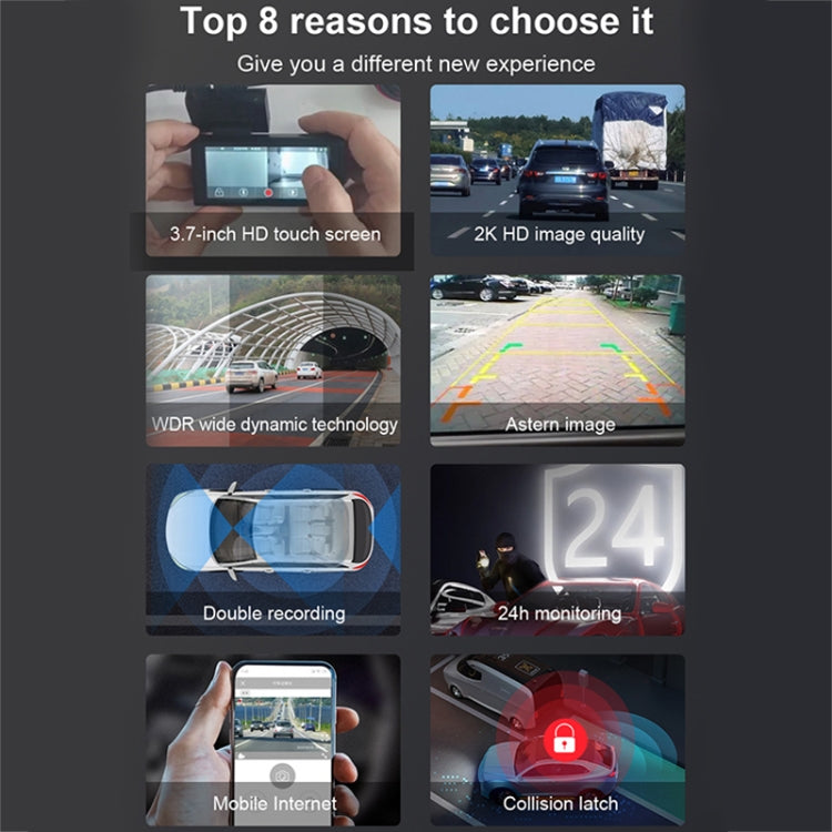 X11 1080P HD Night Vision WiFi Car Driving Recorder Support Mobile APP - Car DVRs by PMC TechLife | Online Shopping South Africa | PMC TechLife | Buy Now Pay Later Mobicred