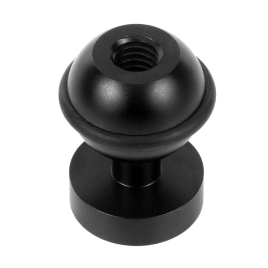 PULUZ CNC Aluminum Ball Head Adapter Mount for GoPro Hero12 Black / Hero11 /10 /9 /8 /7 /6 /5, Insta360 Ace / Ace Pro, DJI Osmo Action 4 and Other Action Cameras, Diameter: 2.5cm(Black) - Connection Mount by PULUZ | Online Shopping South Africa | PMC Jewellery | Buy Now Pay Later Mobicred