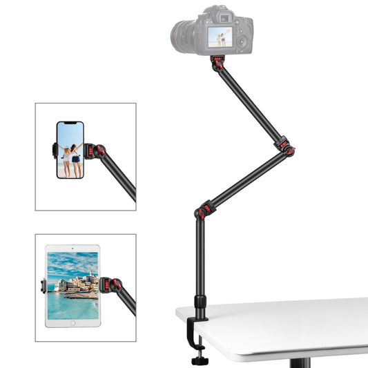 PULUZ Overhead Camera Mount C-Clamp Desk Stand Live Holder(Black) - Stand by PULUZ | Online Shopping South Africa | PMC Jewellery | Buy Now Pay Later Mobicred