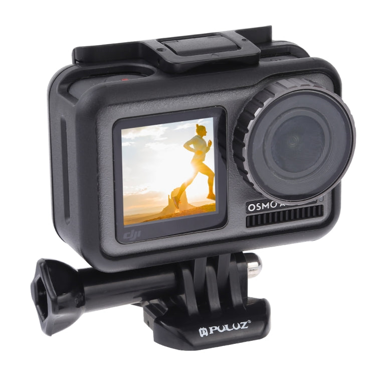 PULUZ Standard Border Frame ABS Protective Cage for DJI Osmo Action, with Buckle Basic Mount & Screw(Black) - Mount & Holder by PULUZ | Online Shopping South Africa | PMC TechLife | Buy Now Pay Later Mobicred