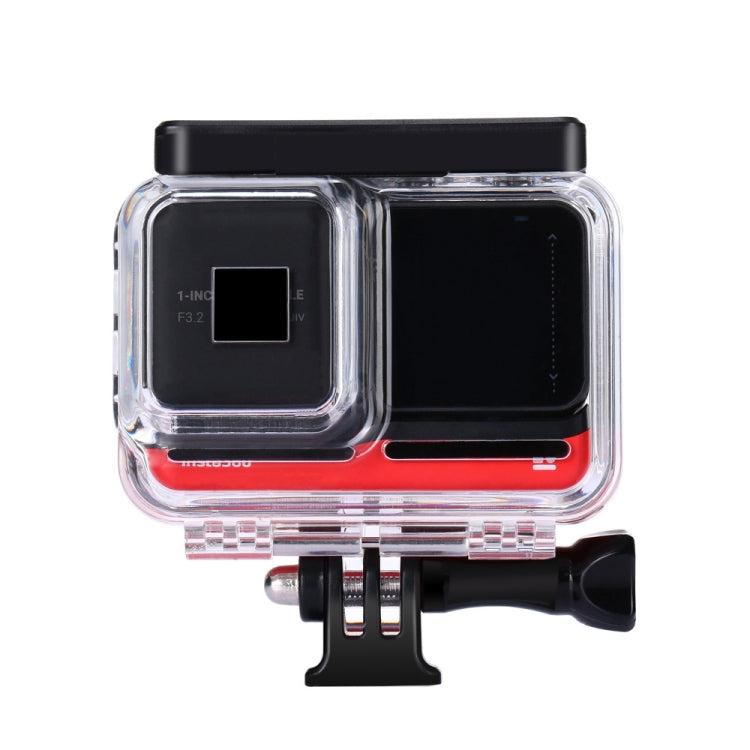 PULUZ 60m Underwater Depth Diving Case Waterproof Camera Housing for Insta360 ONE R 1.0 inch Edition(Transparent) - Case & Bags by PULUZ | Online Shopping South Africa | PMC Jewellery | Buy Now Pay Later Mobicred