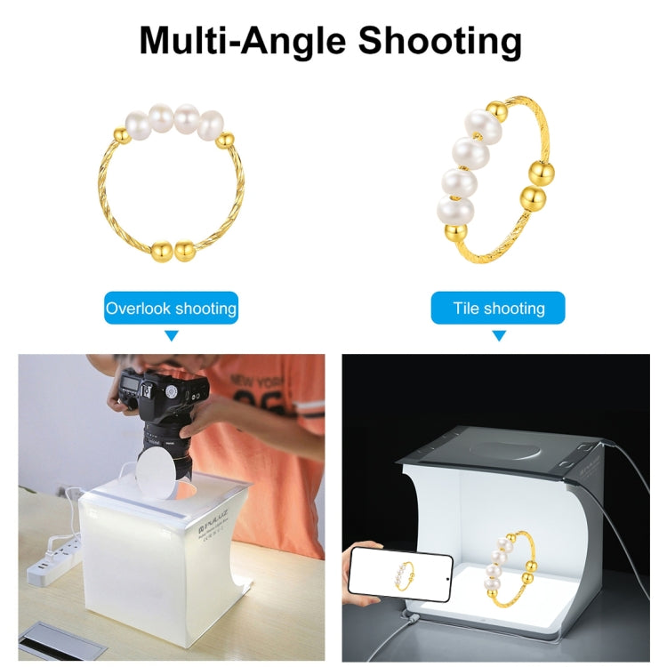 PULUZ Mini LED Photography Shadowless Light Lamp Panel Pad + Studio Shooting Tent Box, Acrylic Material, 20cm x 20cm Effective Area - free shipping - PMC TechLife - Order now!
