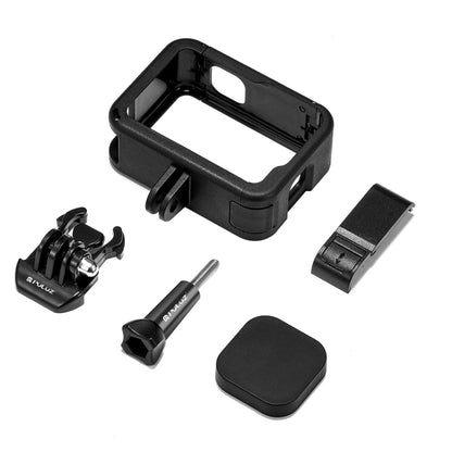 PULUZ Frame Expansion PA Cage with Side Interface Cover for GoPro HERO13 Black /12 Black /11 Black /10 Black /9 Black(Black) - Protective Frame by PULUZ | Online Shopping South Africa | PMC Jewellery | Buy Now Pay Later Mobicred