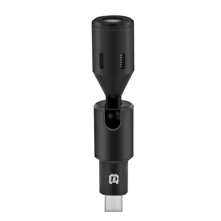 PULUZ USB-C / Type-C Jack Mobile Phone Omnidirectional Condenser Adjustable Microphone, Not for Samsung Series Phones(Black) - free shipping - PMC Jewellery - Order now!