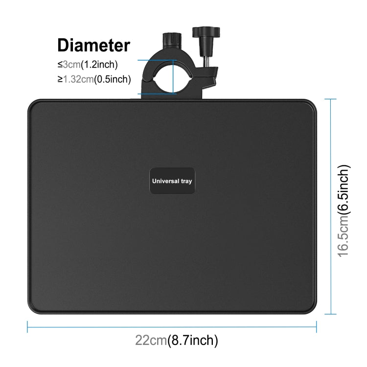 PULUZ Standard Version Live Tripod Sound Card Tray, Size: 16.5 x 22cm (Black) - free shipping - PMC TechLife - Order now!