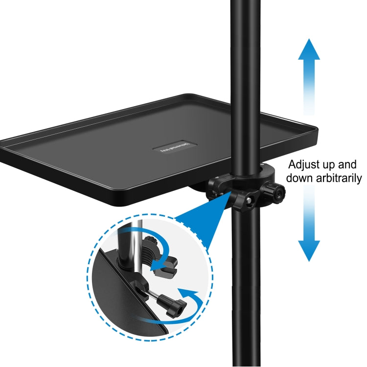 PULUZ Standard Version Live Tripod Sound Card Tray, Size: 16.5 x 22cm (Black) - free shipping - PMC TechLife - Order now!