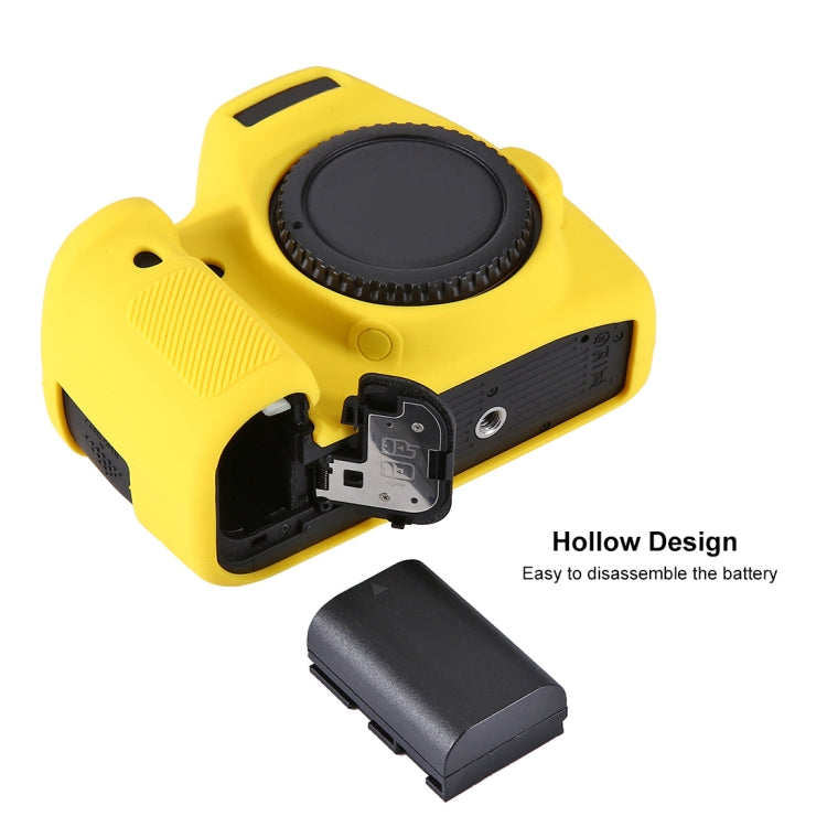 PULUZ Soft Silicone Protective Case for Canon EOS 6D(Yellow) - Protective Case by PULUZ | Online Shopping South Africa | PMC TechLife | Buy Now Pay Later Mobicred