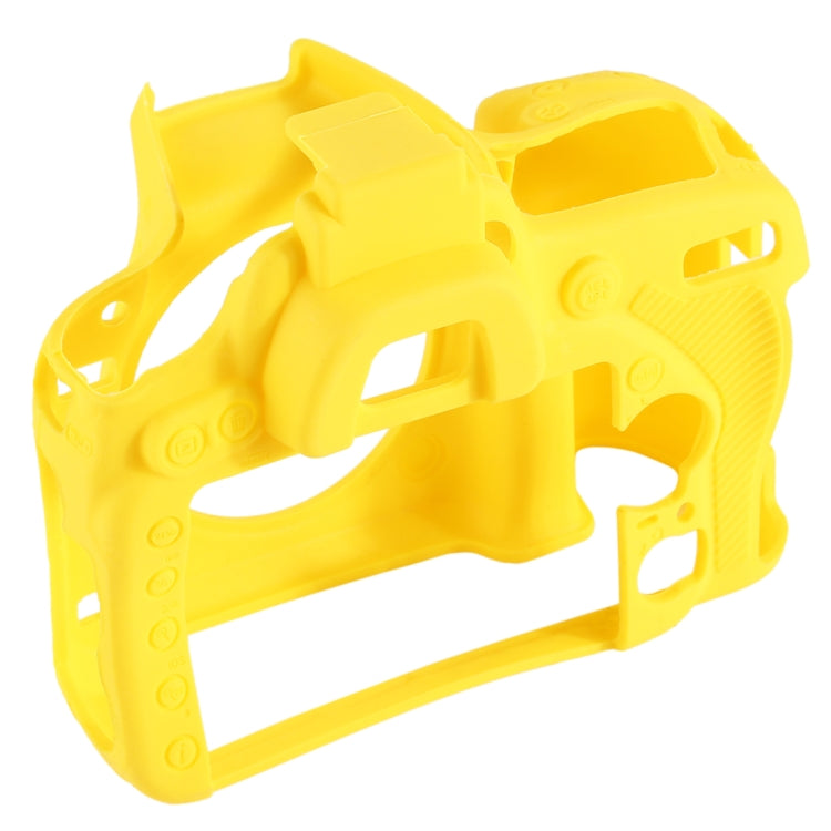 PULUZ Soft Silicone Protective Case for Nikon D750(Yellow) - Protective Case by PULUZ | Online Shopping South Africa | PMC TechLife | Buy Now Pay Later Mobicred