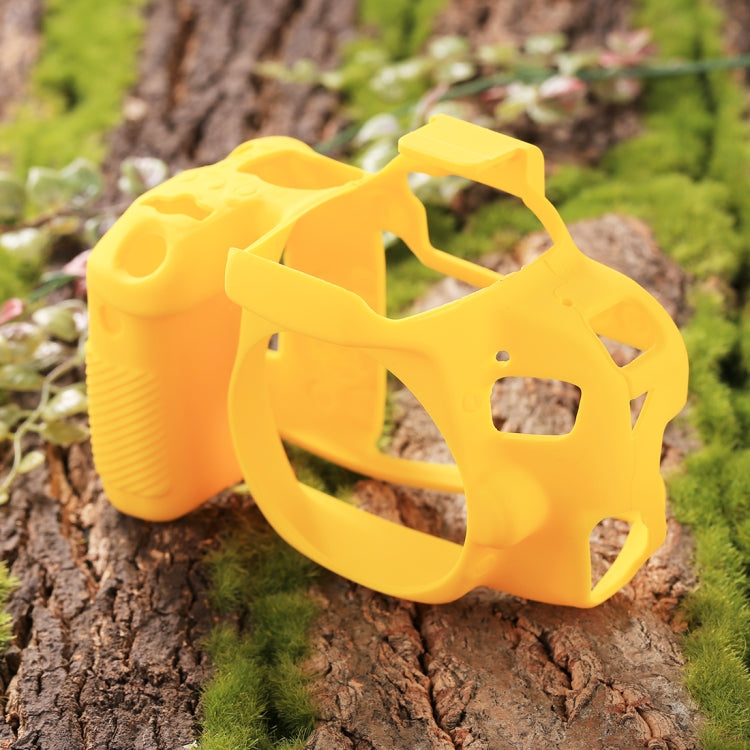 PULUZ Soft Silicone Protective Case for Canon EOS 800D(Yellow) - Protective Case by PULUZ | Online Shopping South Africa | PMC TechLife | Buy Now Pay Later Mobicred