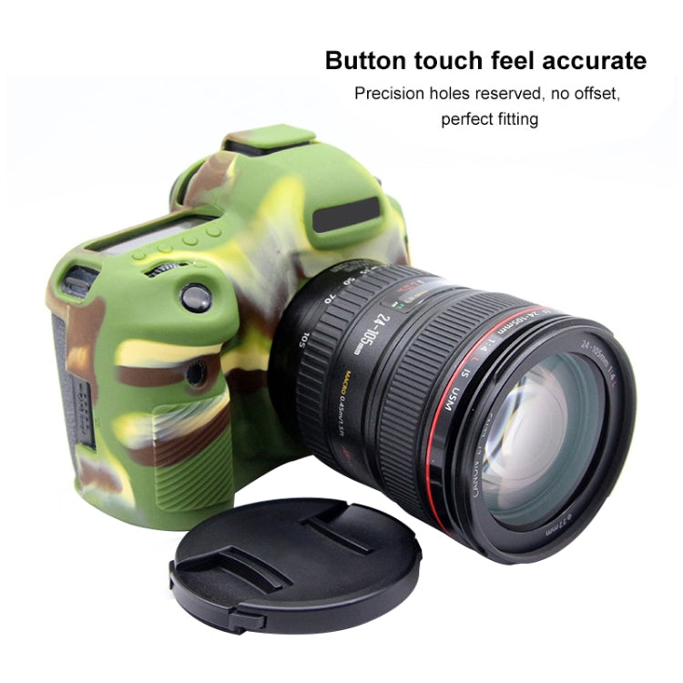 PULUZ Soft Silicone Protective Case for Canon EOS 5D Mark IV(Camouflage) - Protective Case by PULUZ | Online Shopping South Africa | PMC TechLife | Buy Now Pay Later Mobicred