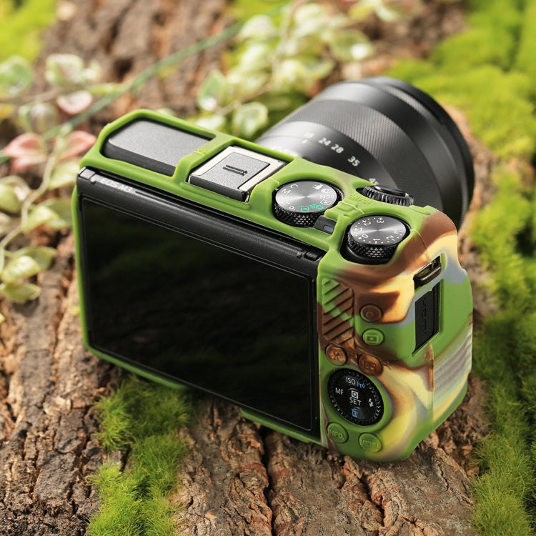 PULUZ Soft Silicone Protective Case for Canon EOS M3(Camouflage) - free shipping - PMC TechLife - Order now!