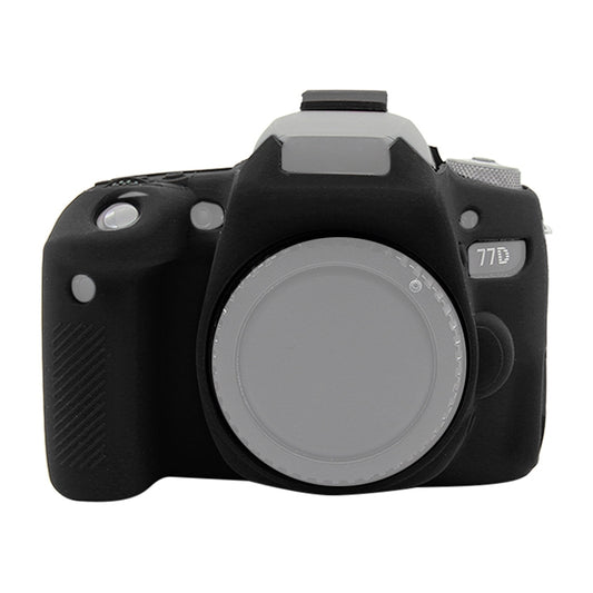 PULUZ Soft Silicone Protective Case for Canon EOS 77D(Black) - Protective Case by PULUZ | Online Shopping South Africa | PMC Jewellery | Buy Now Pay Later Mobicred