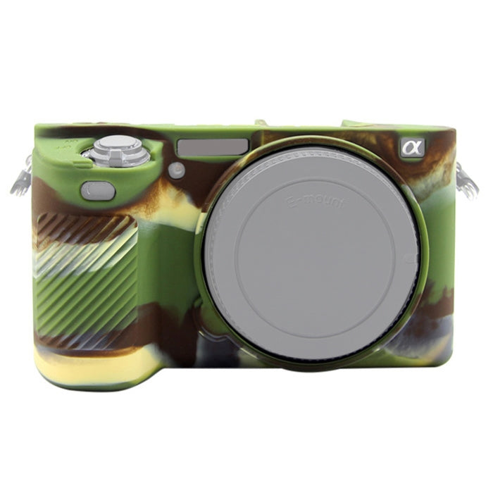 PULUZ Soft Silicone Protective Case for Sony ILCE-6500(Camouflage) - free shipping - PMC TechLife - Order now!
