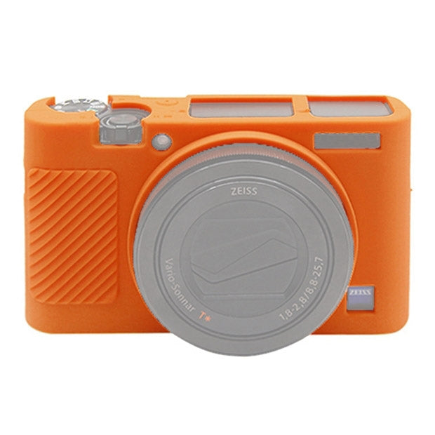 PULUZ Soft Silicone Protective Case for Sony RX100 III / IV / V(Orange) - Protective Case by PULUZ | Online Shopping South Africa | PMC TechLife | Buy Now Pay Later Mobicred