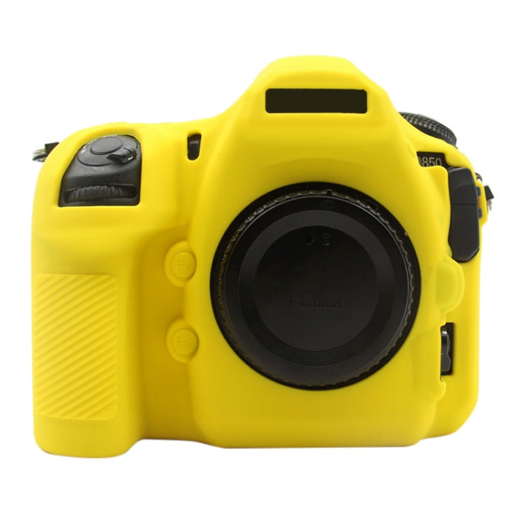 PULUZ Soft Silicone Protective Case for Nikon D850(Yellow) - Protective Case by PULUZ | Online Shopping South Africa | PMC Jewellery | Buy Now Pay Later Mobicred