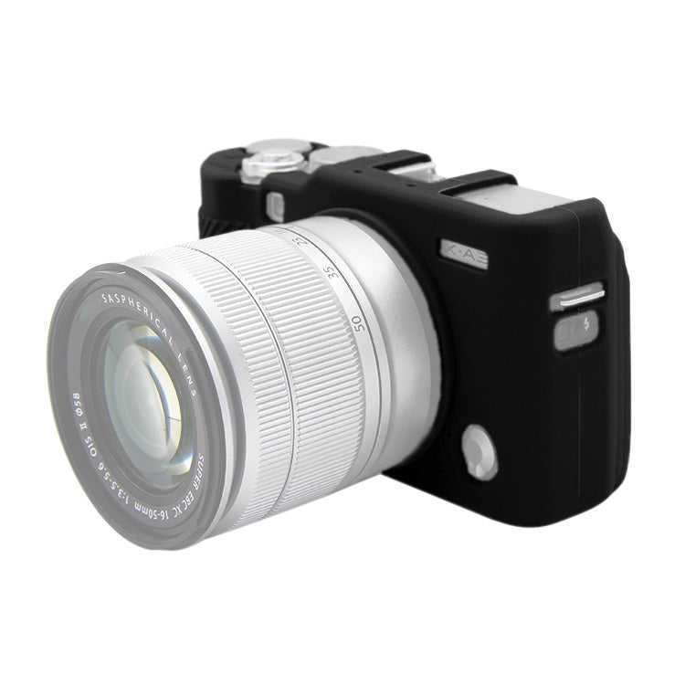 PULUZ Soft Silicone Protective Case for FUJIFILM X-A3 / X-A10(Black) - Protective Case by PULUZ | Online Shopping South Africa | PMC TechLife | Buy Now Pay Later Mobicred