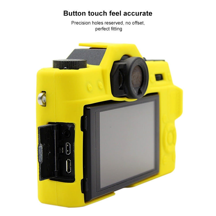 PULUZ Soft Silicone Protective Case for FUJIFILM XT10(Yellow) - Protective Case by PULUZ | Online Shopping South Africa | PMC TechLife | Buy Now Pay Later Mobicred