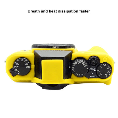 PULUZ Soft Silicone Protective Case for FUJIFILM XT10(Yellow) - Protective Case by PULUZ | Online Shopping South Africa | PMC Jewellery | Buy Now Pay Later Mobicred