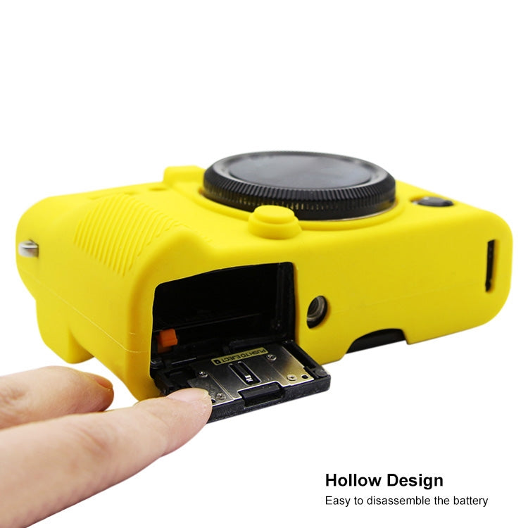 PULUZ Soft Silicone Protective Case for FUJIFILM XT10(Yellow) - Protective Case by PULUZ | Online Shopping South Africa | PMC TechLife | Buy Now Pay Later Mobicred