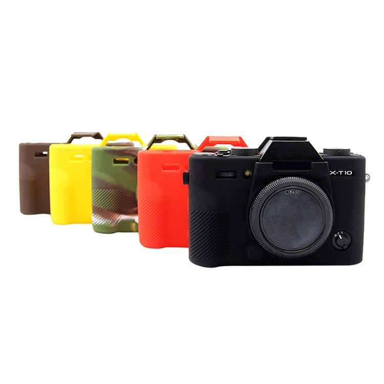 PULUZ Soft Silicone Protective Case for FUJIFILM XT10(Black) - Protective Case by PULUZ | Online Shopping South Africa | PMC TechLife | Buy Now Pay Later Mobicred