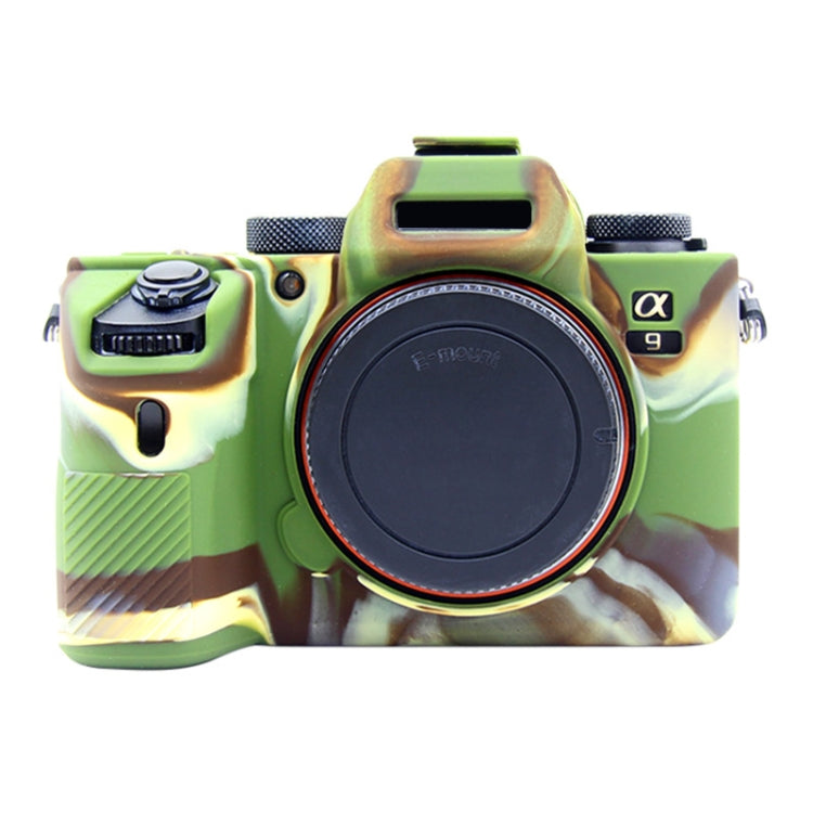 PULUZ Soft Silicone Protective Case for Sony A9 (ILCE-9) / A7 III/ A7R  III(Camouflage) - Protective Case by PULUZ | Online Shopping South Africa | PMC Jewellery | Buy Now Pay Later Mobicred