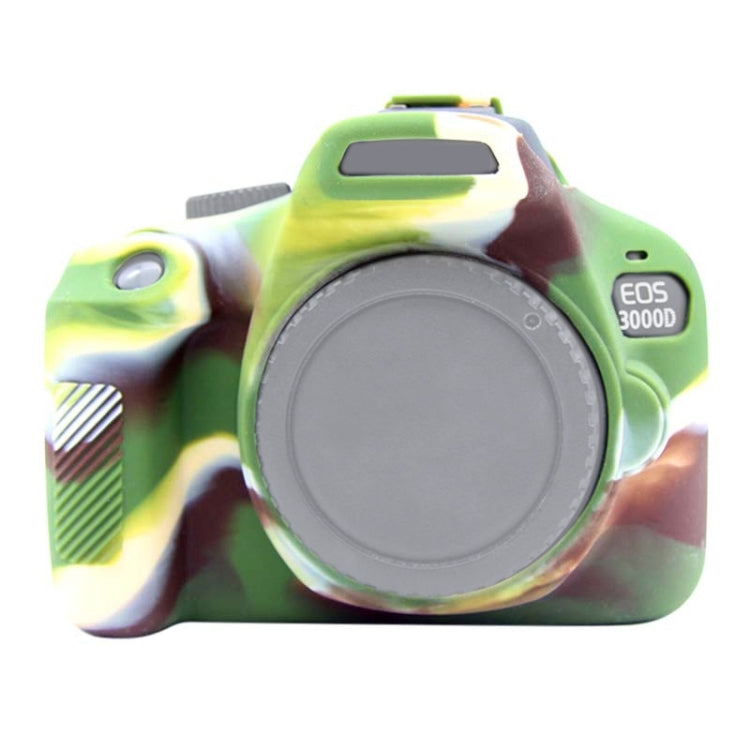 PULUZ Soft Silicone Protective Case for Canon EOS 3000D / 4000D(Camouflage) - free shipping - PMC TechLife - Order now!
