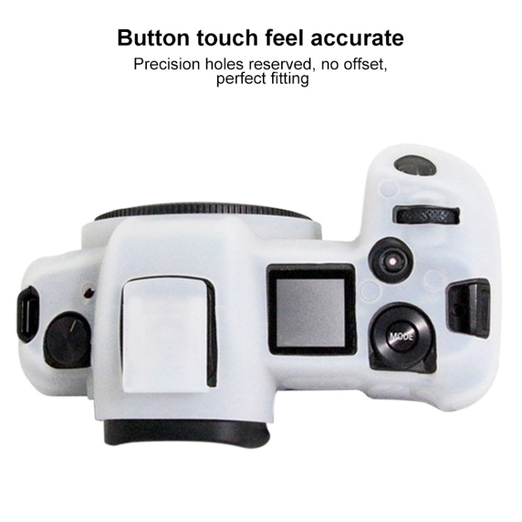 PULUZ Soft Silicone Protective Case for Canon EOS R(White) - Protective Case by PULUZ | Online Shopping South Africa | PMC Jewellery | Buy Now Pay Later Mobicred