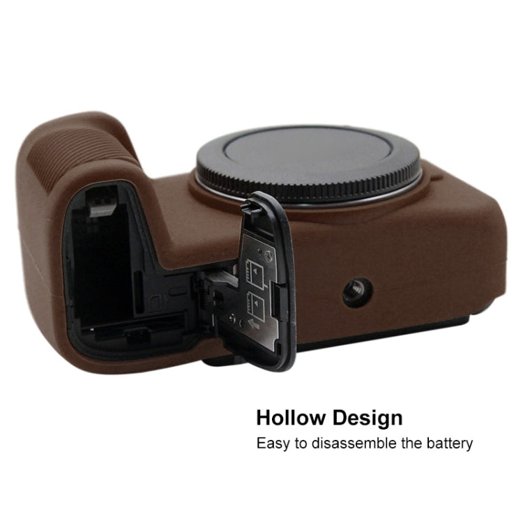 PULUZ Soft Silicone Protective Case for Canon EOS RP(Coffee) - free shipping - PMC TechLife - Order now!