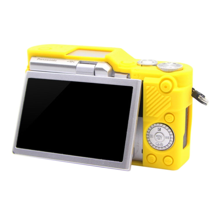 PULUZ Soft Silicone Protective Case for Panasonic Lumix GF10(Yellow) - Protective Case by PULUZ | Online Shopping South Africa | PMC Jewellery | Buy Now Pay Later Mobicred