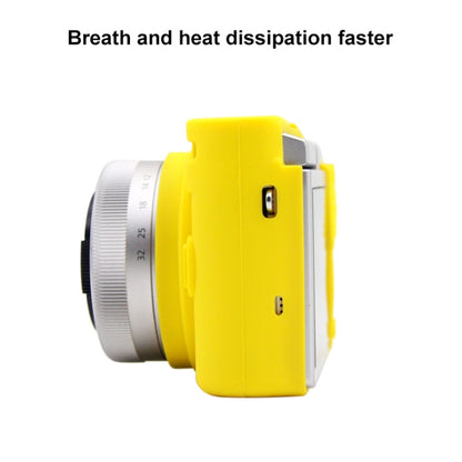 PULUZ Soft Silicone Protective Case for Panasonic Lumix GF10(Yellow) - Protective Case by PULUZ | Online Shopping South Africa | PMC Jewellery | Buy Now Pay Later Mobicred