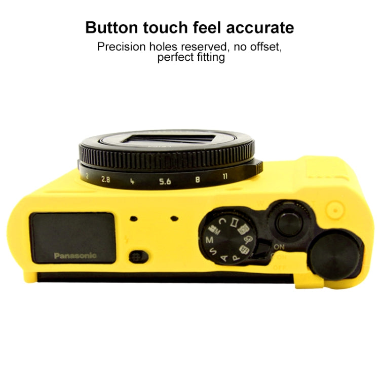 PULUZ Soft Silicone Protective Case for Panasonic Lumix  LX10(Yellow) - Protective Case by PULUZ | Online Shopping South Africa | PMC TechLife | Buy Now Pay Later Mobicred