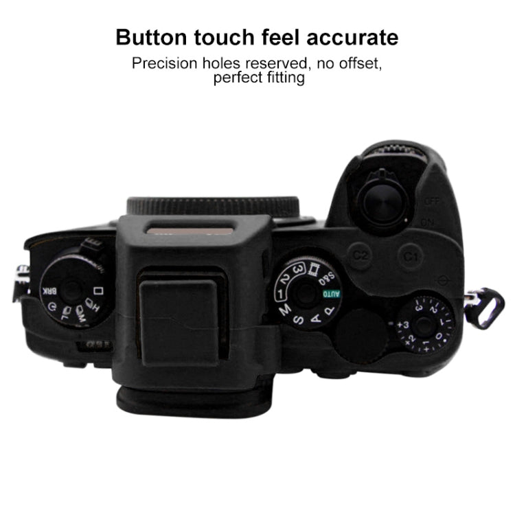 PULUZ Soft Silicone Protective Case for Sony ILCE-9M2/ Alpha 9 II / A92(Black) - Protective Case by PULUZ | Online Shopping South Africa | PMC Jewellery | Buy Now Pay Later Mobicred