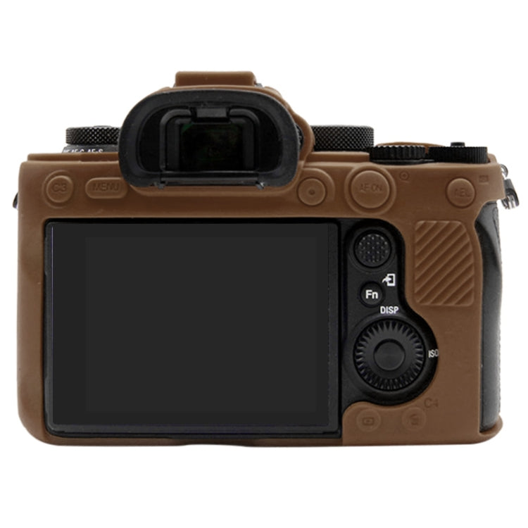 PULUZ Soft Silicone Protective Case for Sony ILCE-9M2/ Alpha 9 II / A92(Coffee) - free shipping - PMC TechLife - Order now!