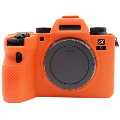 PULUZ Soft Silicone Protective Case for Sony ILCE-9M2/ Alpha 9 II / A92(Orange) - Protective Case by PULUZ | Online Shopping South Africa | PMC Jewellery | Buy Now Pay Later Mobicred