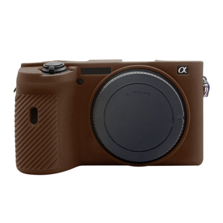 PULUZ Soft Silicone Protective Case for Sony A6600 / ILCE-6600(Coffee) - Protective Case by PULUZ | Online Shopping South Africa | PMC TechLife | Buy Now Pay Later Mobicred