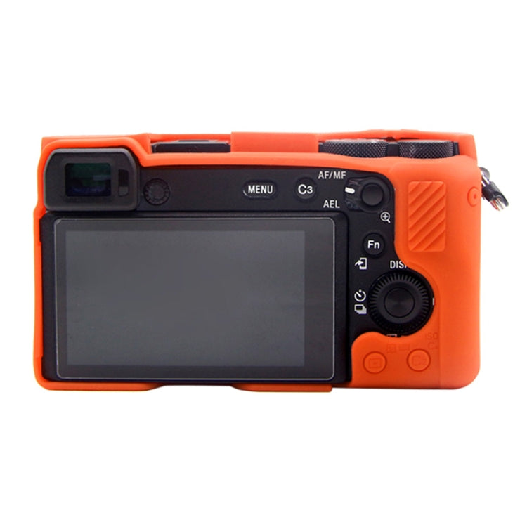 PULUZ Soft Silicone Protective Case for Sony A6600 / ILCE-6600(Orange) - Protective Case by PULUZ | Online Shopping South Africa | PMC TechLife | Buy Now Pay Later Mobicred