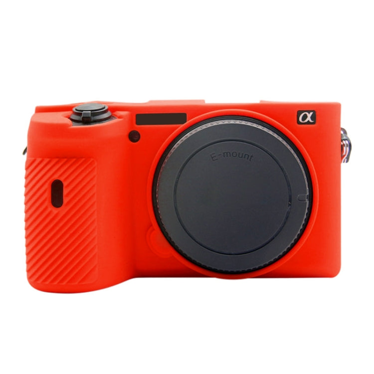 PULUZ Soft Silicone Protective Case for Sony A6600 / ILCE-6600(Red) - Protective Case by PULUZ | Online Shopping South Africa | PMC Jewellery | Buy Now Pay Later Mobicred