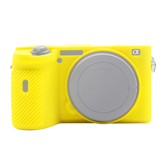 PULUZ Soft Silicone Protective Case for Sony A6600 / ILCE-6600(Yellow) - Protective Case by PULUZ | Online Shopping South Africa | PMC Jewellery | Buy Now Pay Later Mobicred