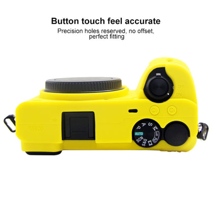 PULUZ Soft Silicone Protective Case for Sony A6600 / ILCE-6600(Yellow) - Protective Case by PULUZ | Online Shopping South Africa | PMC Jewellery | Buy Now Pay Later Mobicred