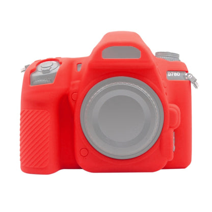 PULUZ Soft Silicone Protective Case for Nikon D780(Red) - Protective Case by PULUZ | Online Shopping South Africa | PMC Jewellery | Buy Now Pay Later Mobicred